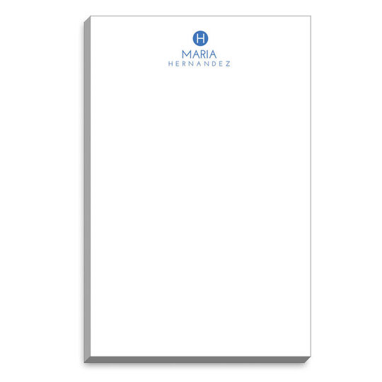 Circle Initial Notepads